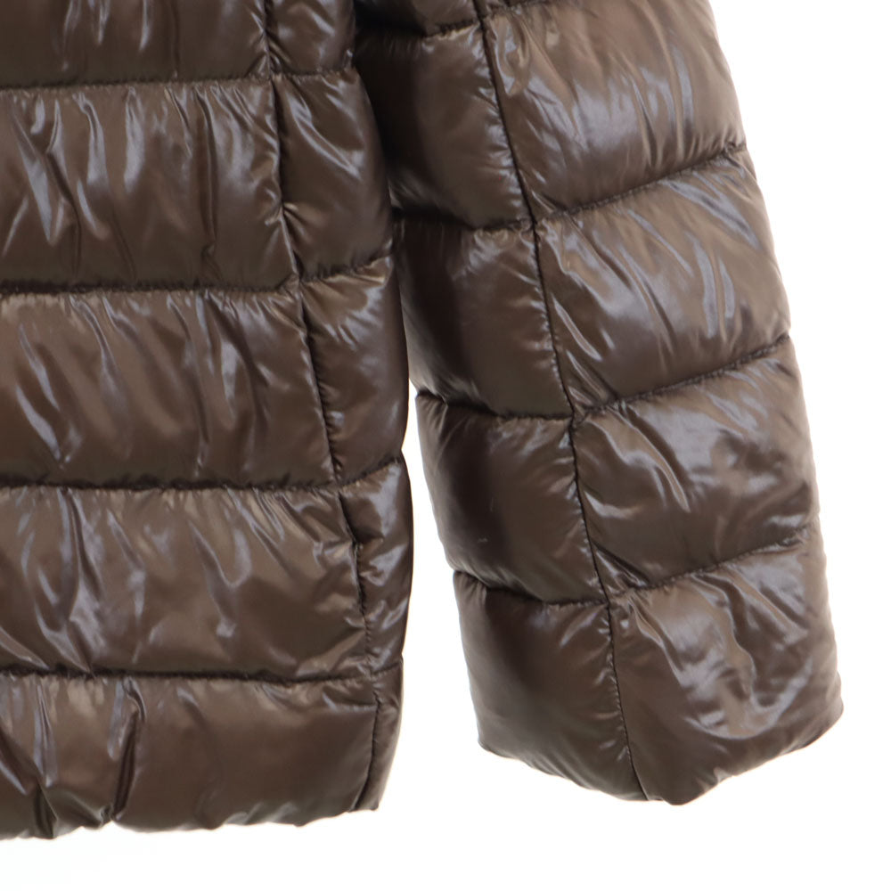 Herno ヘルノ リバーシブル ダウンジャケット 40 ブラウン レディース