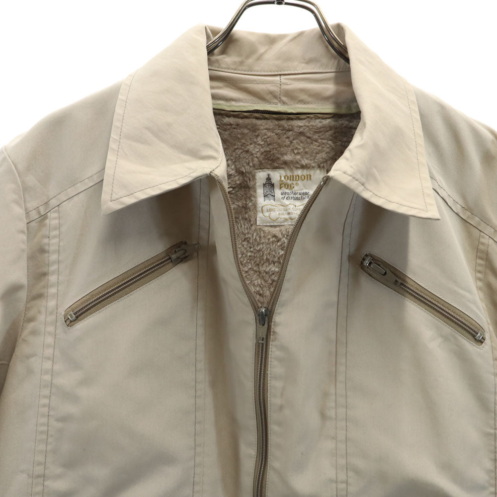 ロンドンフォグ 80s ヴィンテージ ワークジャケット 42 ベージュ系 LONDON FOG ライナー付き メンズ