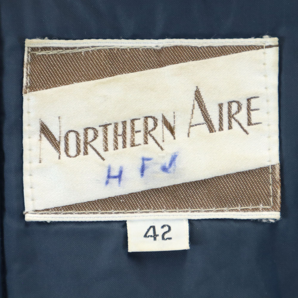 NORTHERN AIRE 80s USA製 ヴィンテージ 中綿ジャケット 42 ベージュ メンズ