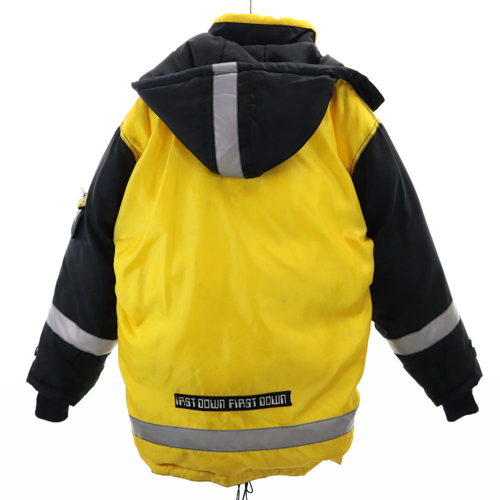 FIRSTDOWN ファーストダウン オールド ダウンジャケット M イエロー メンズ