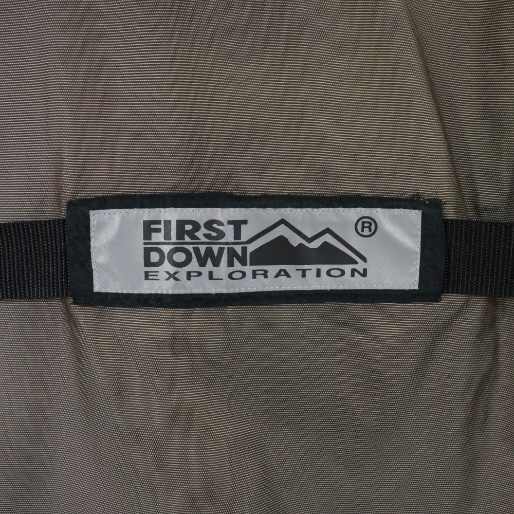 FIRSTDOWN ファーストダウン 90s オールド スノーボード ダウンジャケット L ブラウン系 スキー メンズ