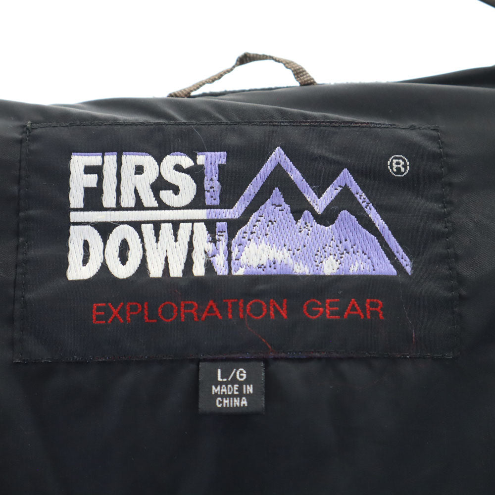 FIRSTDOWN ファーストダウン 90s オールド スノーボード ダウンジャケット L ブラウン系 スキー メンズ