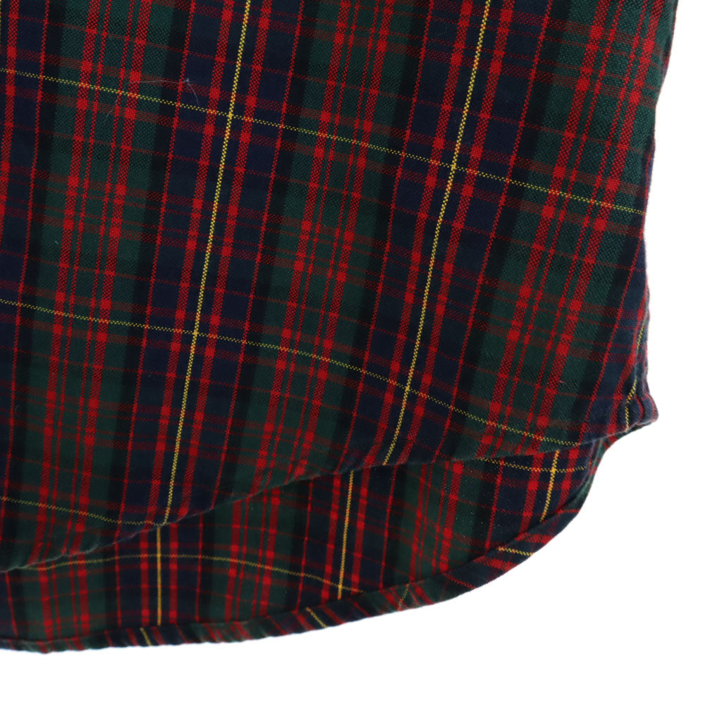 RALPH LAUREN ラルフローレン BIG SHIRT チェック 長袖 ボタンダウンシャツ M グリーン系 メンズ