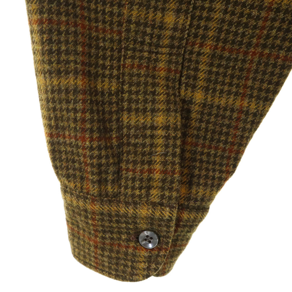 ペンドルトン 60s 70s ウール ヴィンテージ チェック 長袖 ボタンダウンシャツ M ブラウン系 PENDLETON メンズ