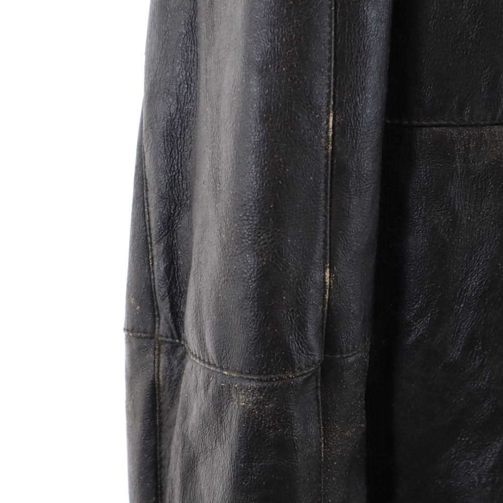 BALMAIN バルマン ラビット レザージャケット 11 ブラウン レディース