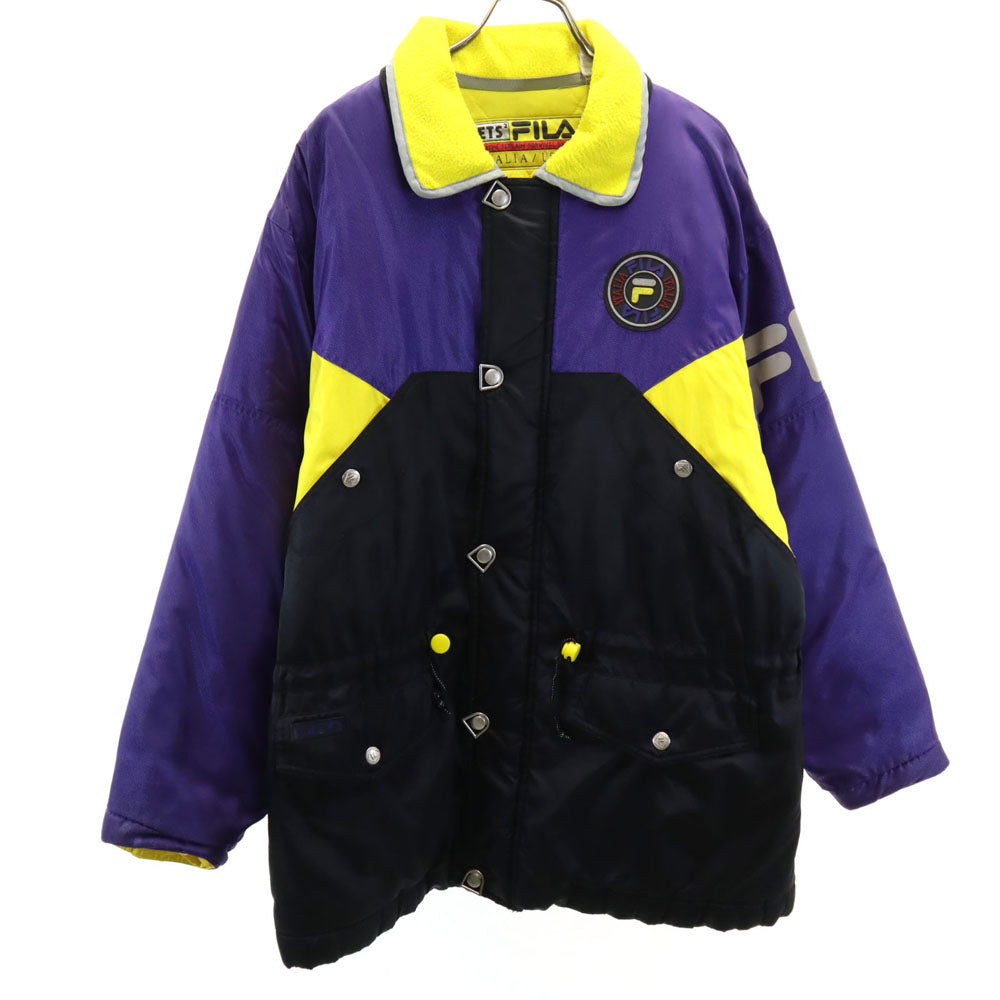 FILA フィラ 90s オールド 中綿ジャケット M パープル メンズ