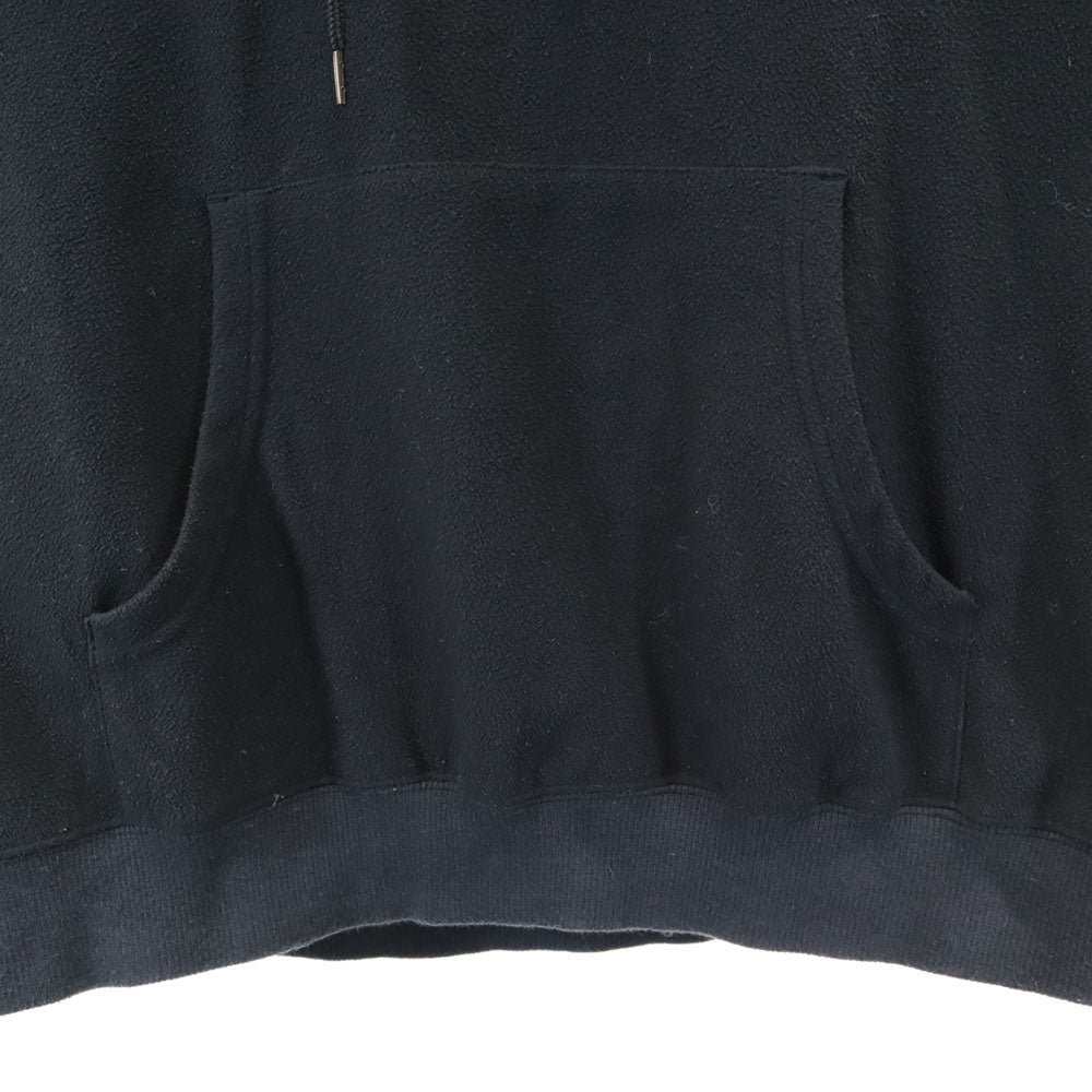 anseason アンシーズン 日本製 アンリアレイジ パッチワーク柄 長袖 フリース切替 パーカー 50 ブラック 他 レディース