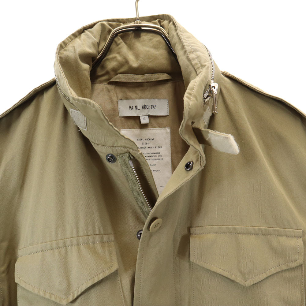 VAINL ARCHIVE ヴァイナルアーカイブ 日本製 ワークジャケット S カーキベージュ メンズ