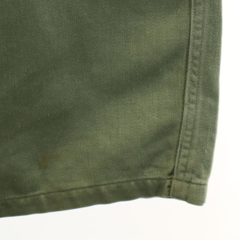 FRUIT OF THE LOOM フルーツオブザルーム 60s ヴィンテージ 13ボタン 長袖 ミリタリーシャツ M オリーブ メンズ