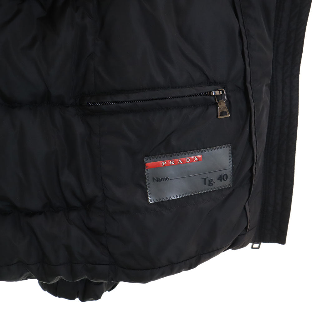 PRADA SPORTS プラダスポーツ 29W150 ダウンジャケット 40 ブラック レディース