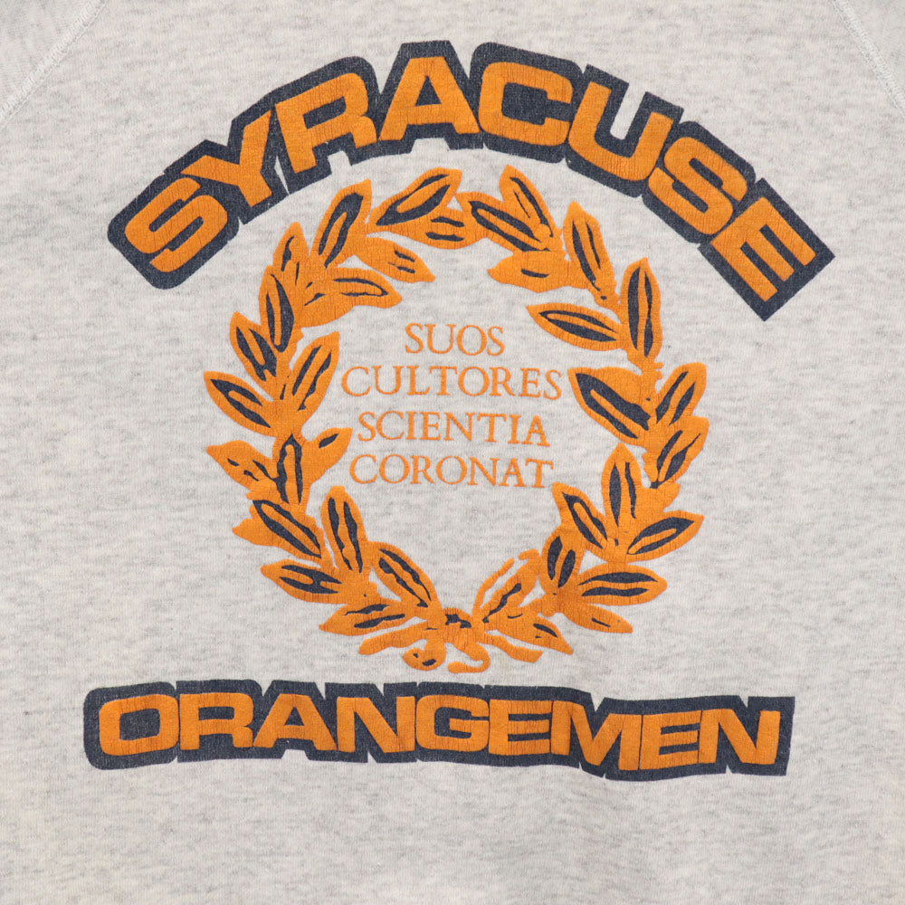 OLD オールド 80s 90s 長袖 スウェット トレーナー グレー 裏起毛 メンズ