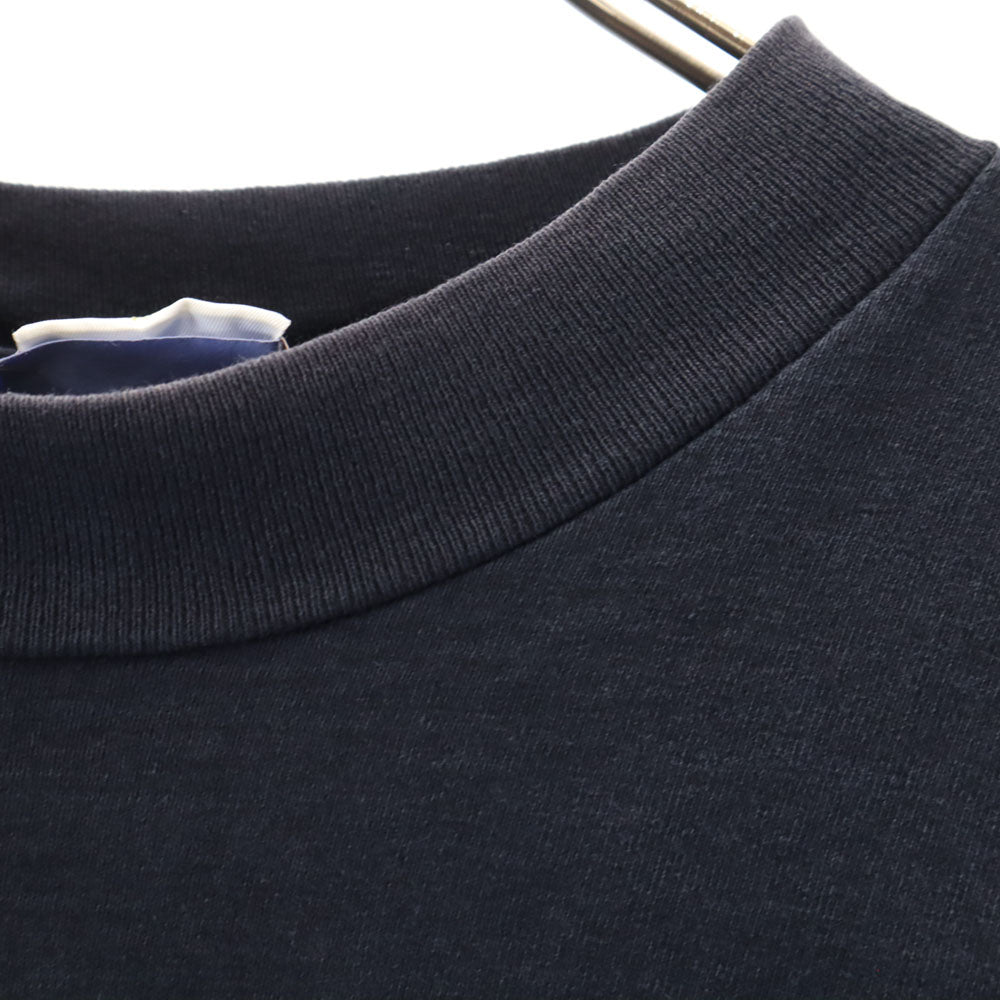 エルエーギア 90s USA製 オールド バックプリント 長袖 シングルステッチ Tシャツ L ブラック ロンT メンズ