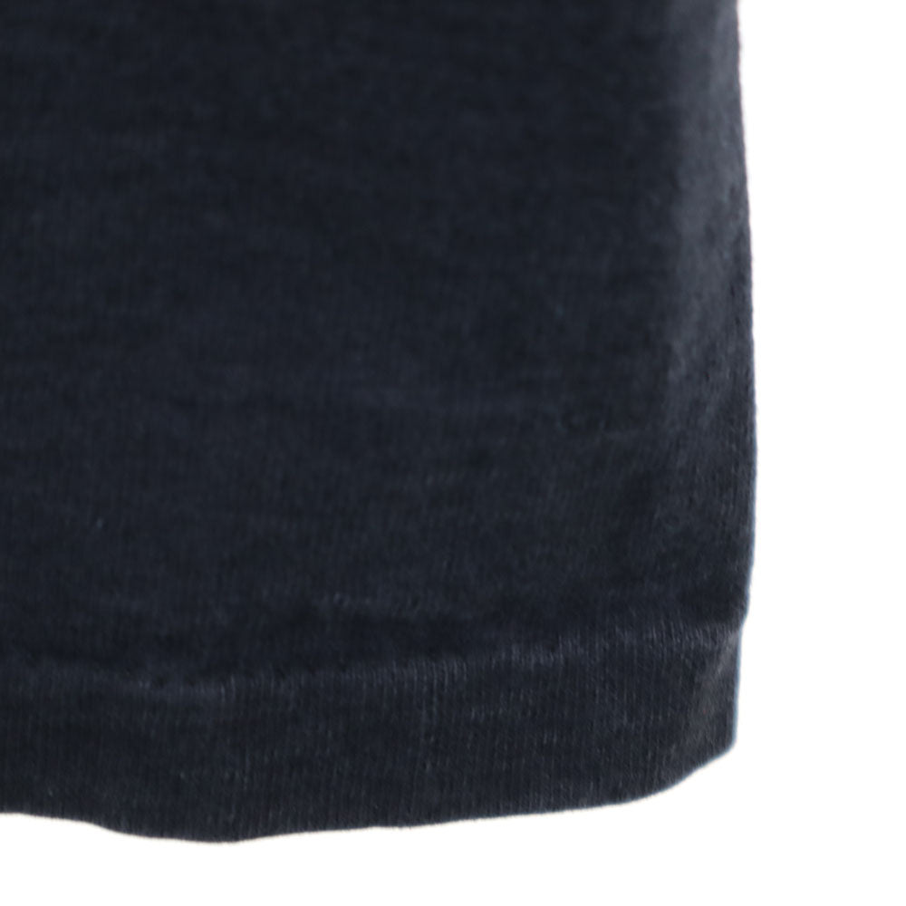 エルエーギア 90s USA製 オールド バックプリント 長袖 シングルステッチ Tシャツ L ブラック ロンT メンズ