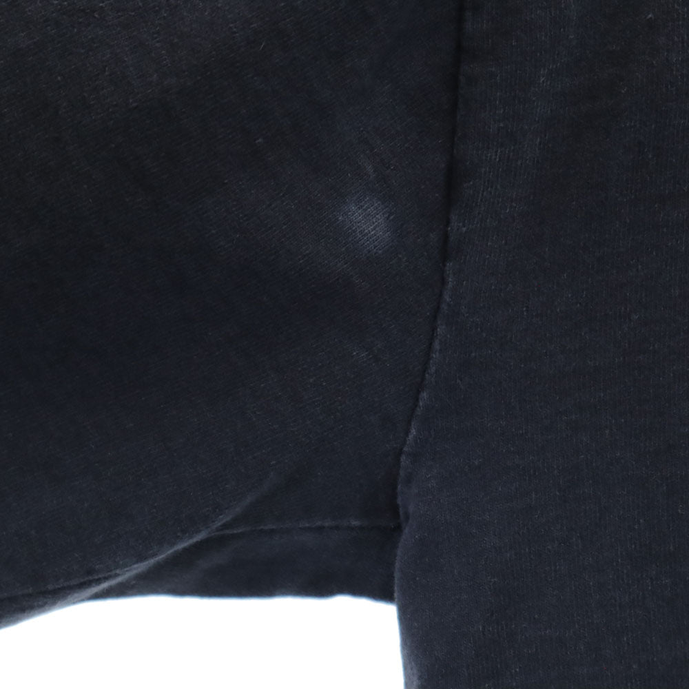 エルエーギア 90s USA製 オールド バックプリント 長袖 シングルステッチ Tシャツ L ブラック ロンT メンズ