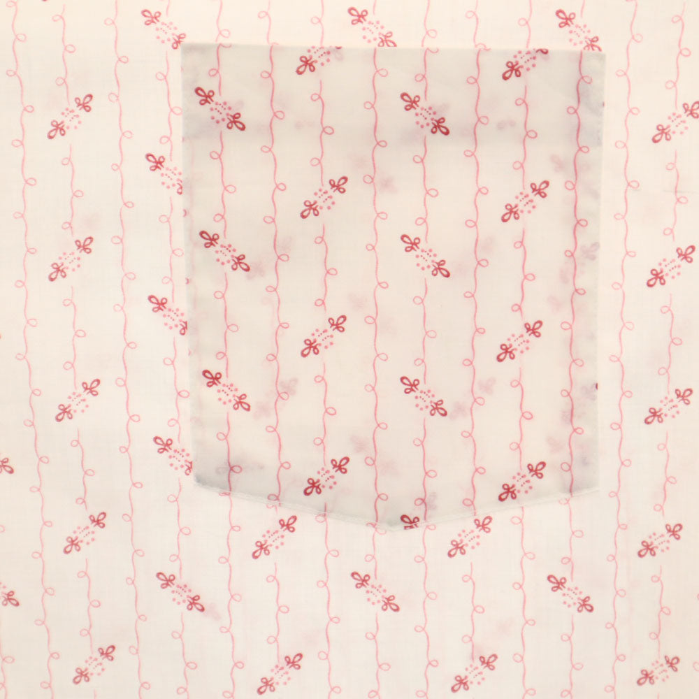 TOWNCRAFT タウンクラフト 70s ヴィンテージ 総柄 長袖 シャツ 16/34 ホワイト系 ペニーズ Pennys タンクラ メンズ