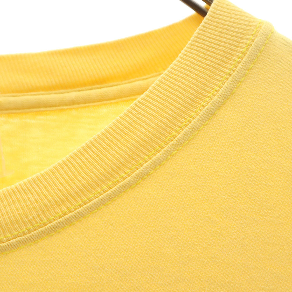 ハーレーダビッドソン 2008年コピーライト 00s バックプリント 長袖 袖プリント Tシャツ イエロー HARLEY DAVIDSON ロンT メンズ