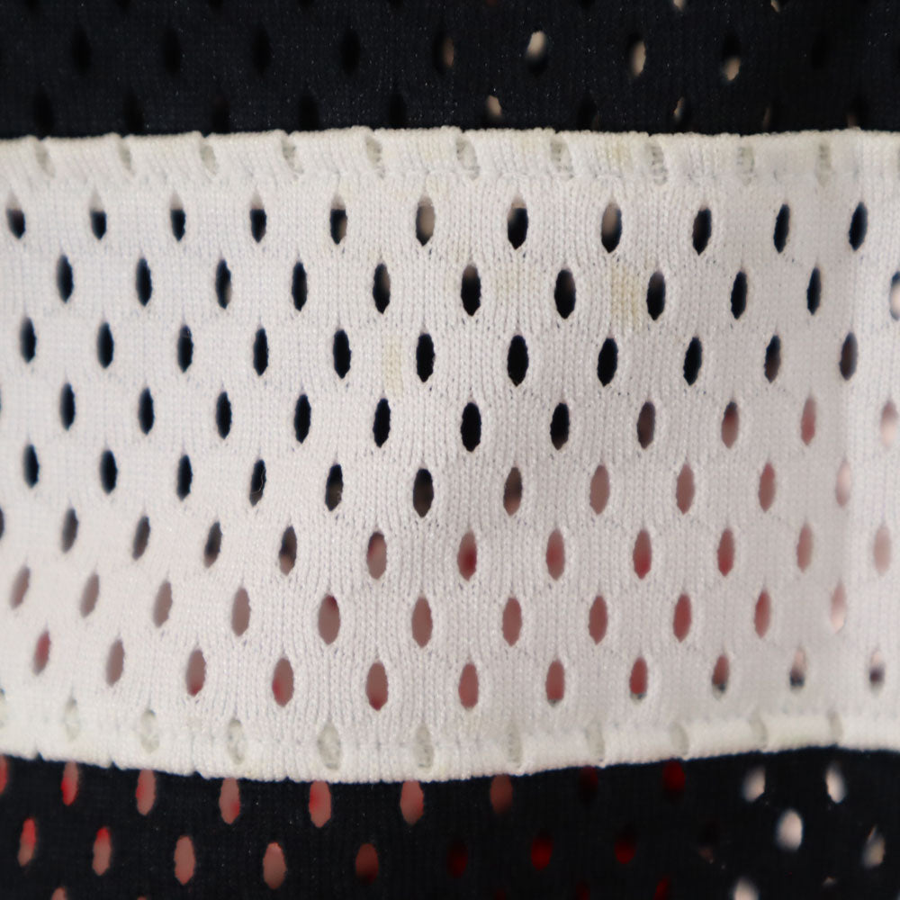 アディダス 80s 日本製 デサント社 ヴィンテージ トレフォイルロゴ 長袖 メッシュ ピステ L-O ブラック 他 adidas メンズ