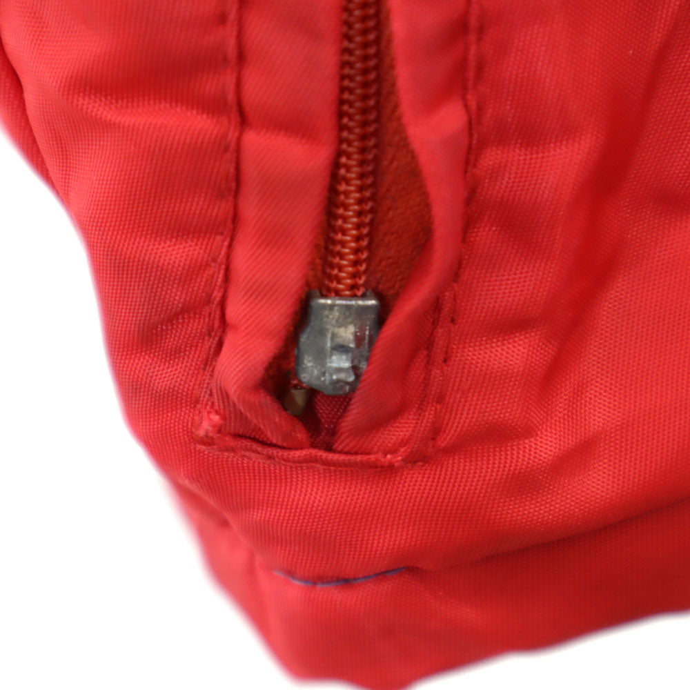 カワサキ 70s 80s ヴィンテージ ナイロンジャケット L ブルー 裏キルティング メンズ