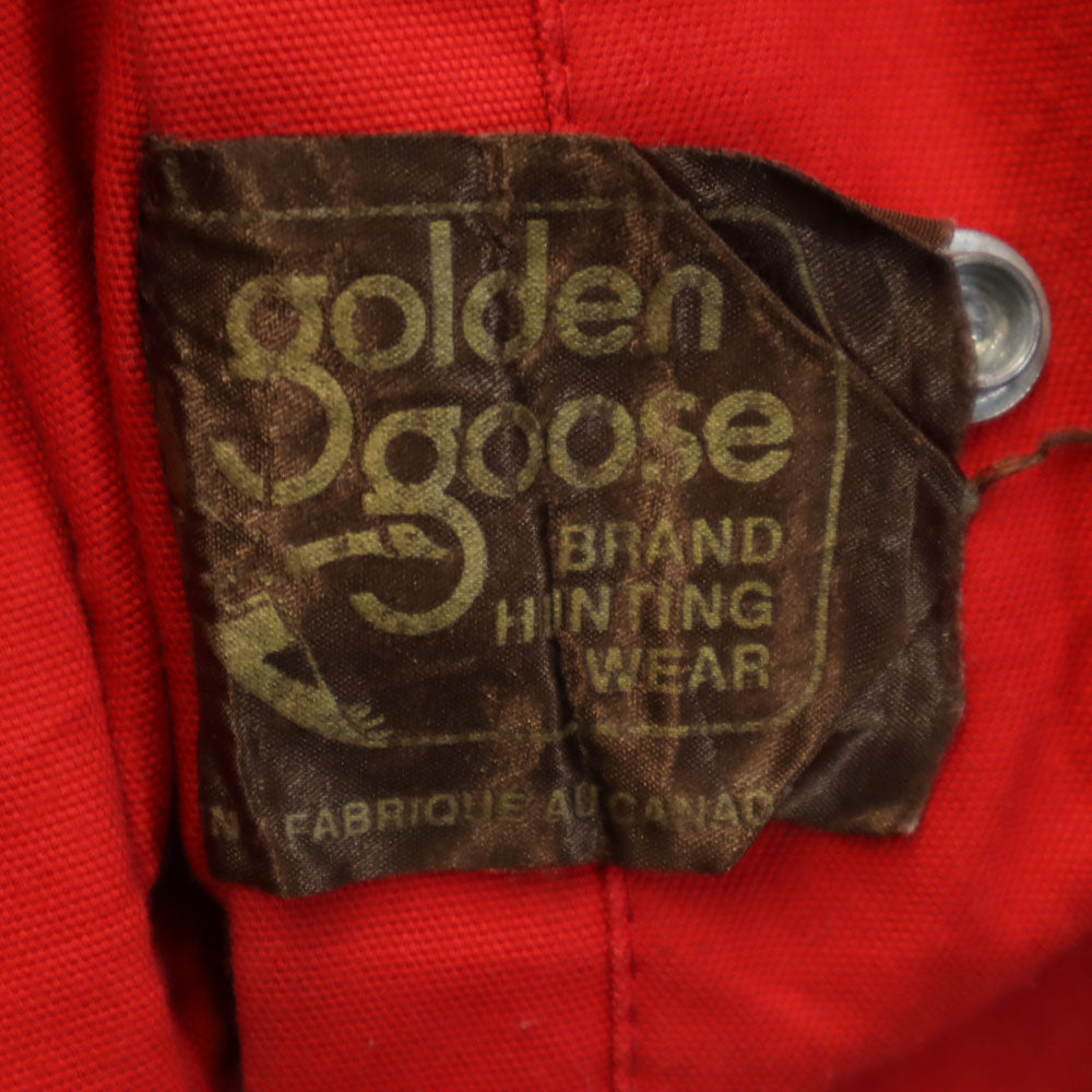 GOLDEN GOOSE ゴールデングース 60s カナダ製 ヴィンテージ リバーシブル ハンティングジャケット レッド 裏ブランケット メンズ