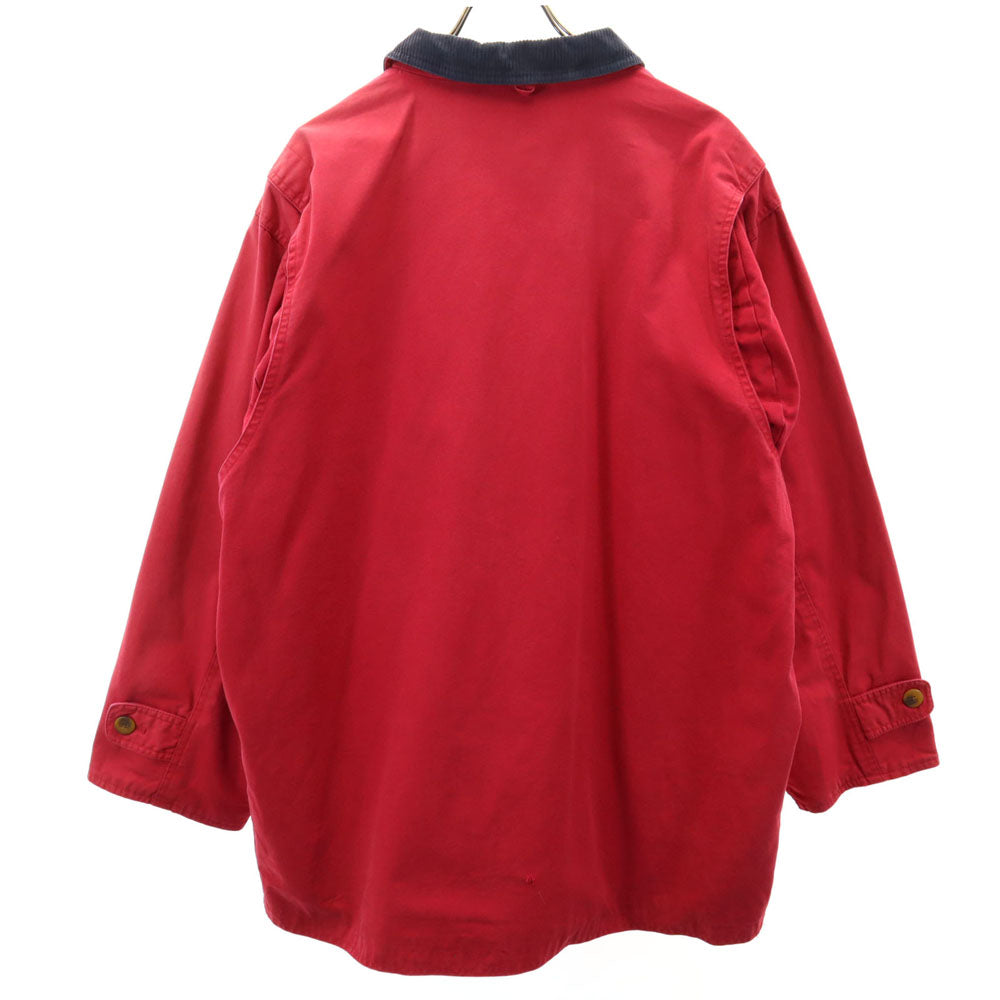 LANDS' END ランズエンド 90s オールド ハンティングジャケット M レッド メンズ