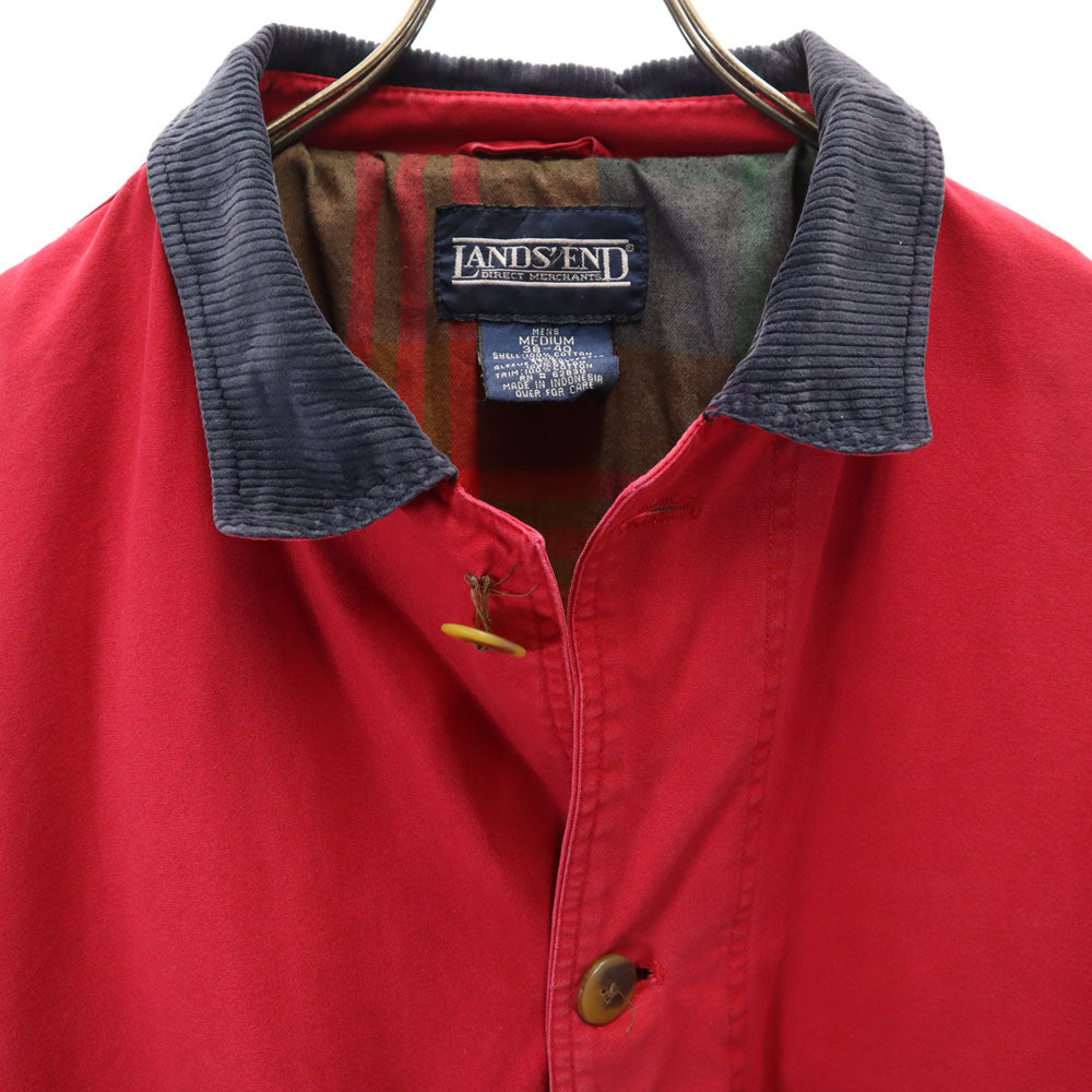 LANDS' END ランズエンド 90s オールド ハンティングジャケット M レッド メンズ