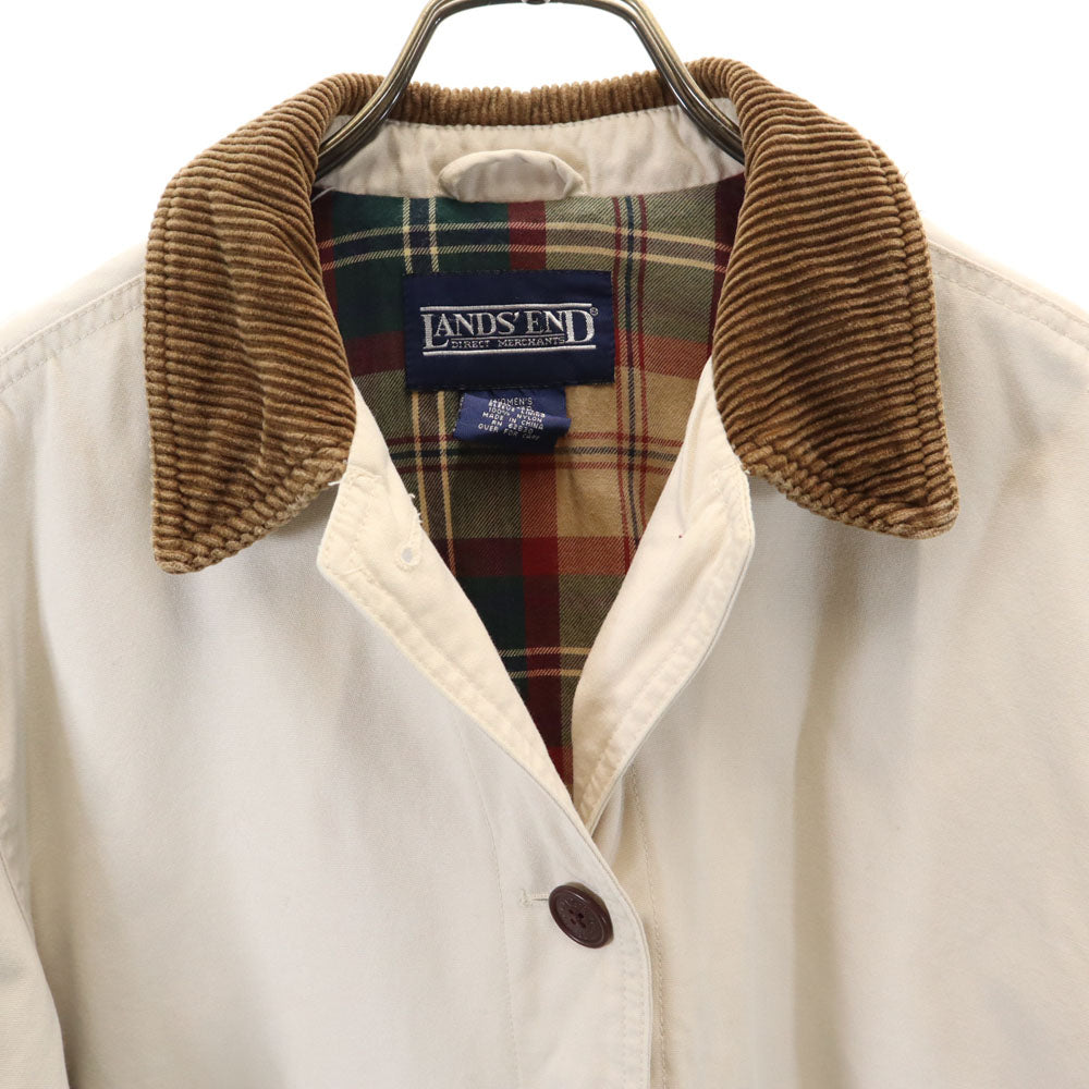 LANDS' END ランズエンド 90s オールド ハンティングジャケット S ベージュ レディース