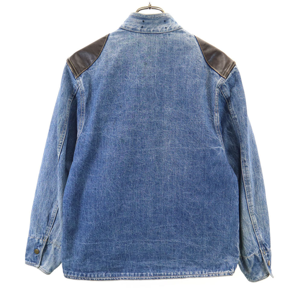 ボンジュール 80s スタンドカラー オールド デニムジャケット M ジージャン メンズ