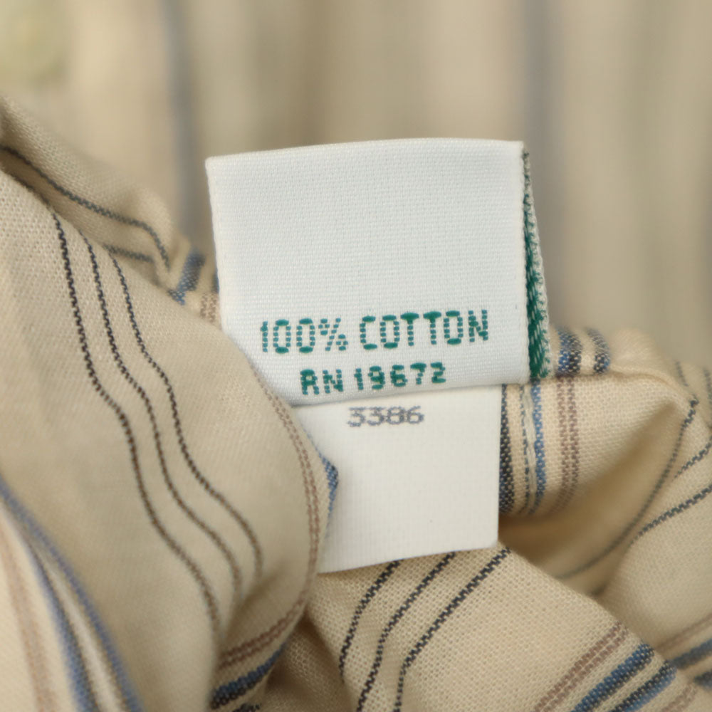 ポロバイラルフローレン 80s USA製 緑タグ ヴィンテージ ボイーズ規格 長袖 ボタンダウンシャツ 18 ベージュ系 Polo by Ralph Lauren キッズ