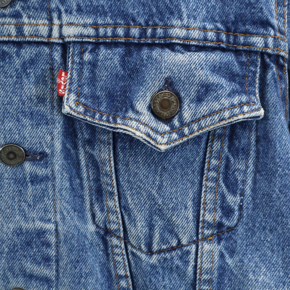 Levi's リーバイス 80s 90s カナダ製 オールド デニムジャケット 42 ウォッシュブルー トラッカー ジージャン メンズ