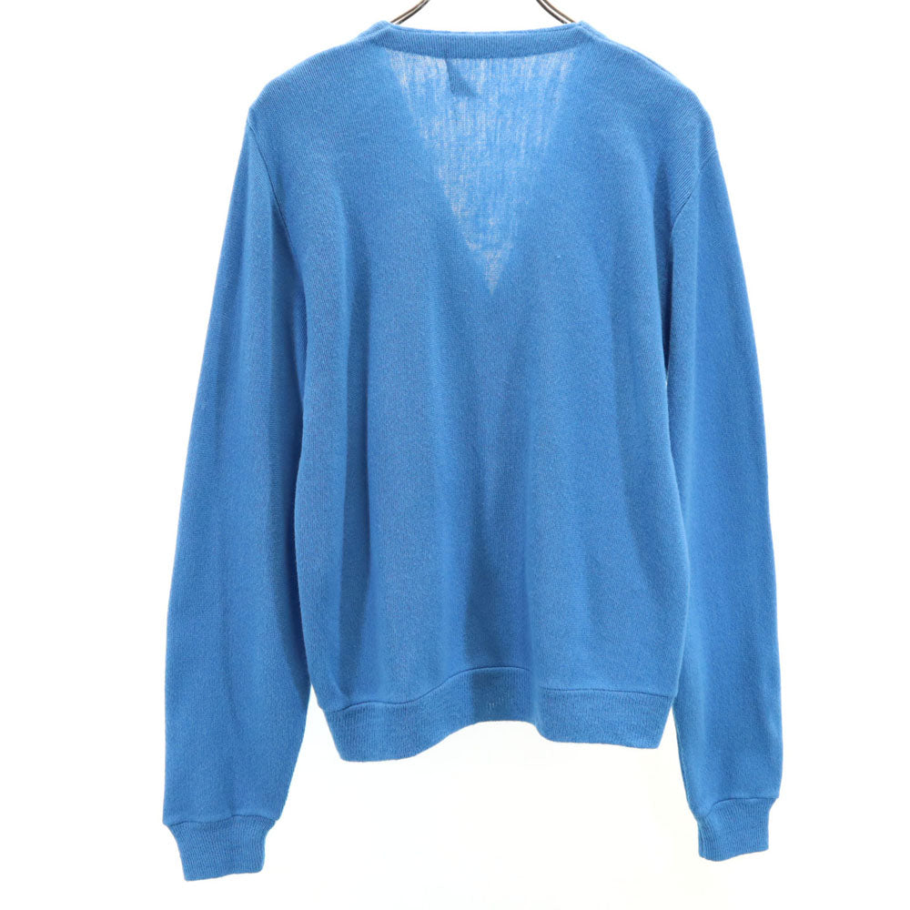 Sears シアーズ 70s キングスロード ヴィンテージ 長袖 ニットカーディガン M ブルー系 KINGS ROAD メンズ