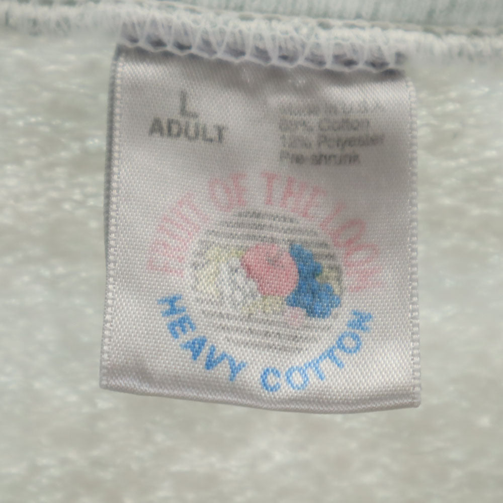 フルーツオブザルーム 90s USA製 オールド 長袖 スウェット トレーナー L ライトグレー FRUIT OF THE LOOM メンズ