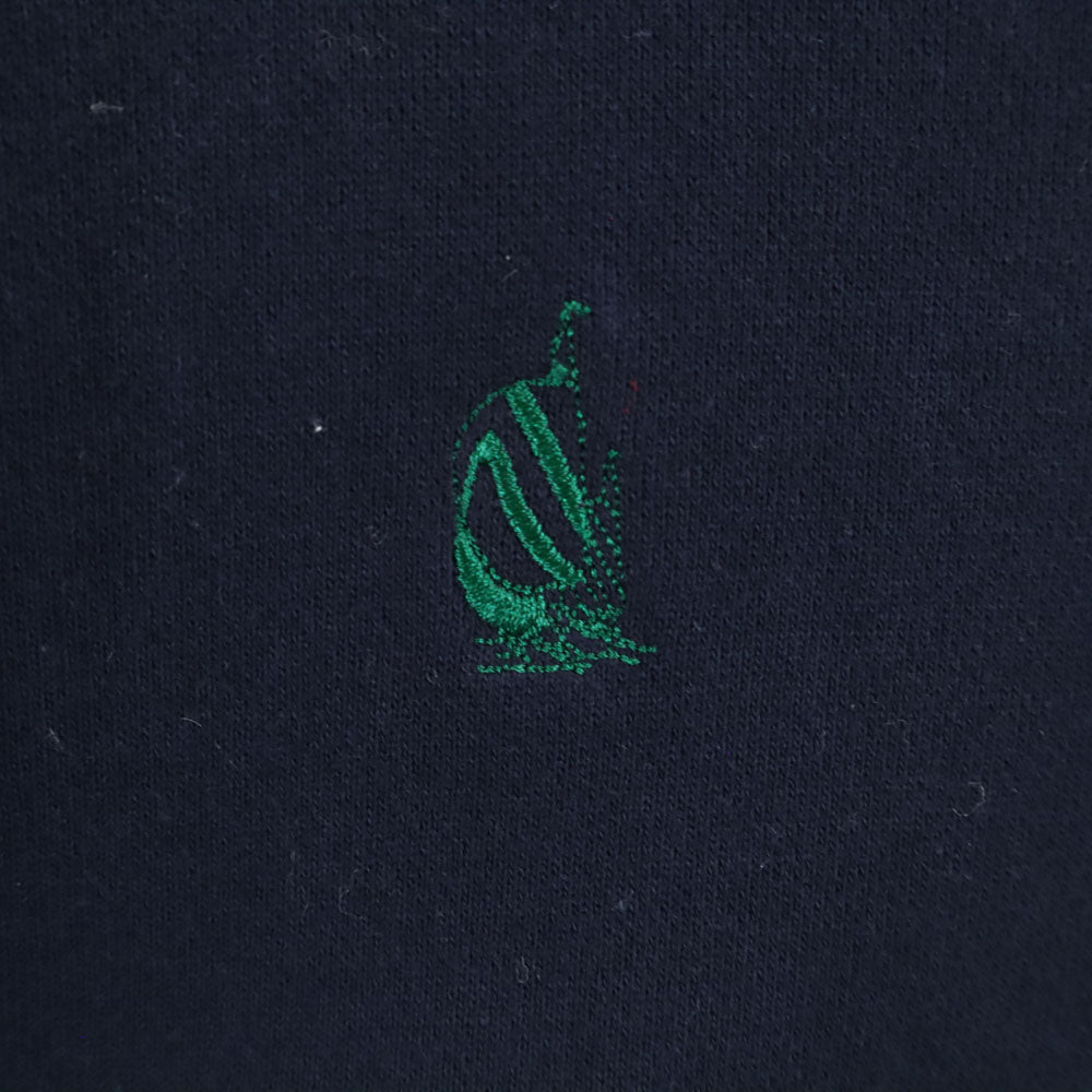 NAUTICA ノーティカ 90s オールド 長袖 ハーフジップ スウェット L ネイビー プルオーバー メンズ