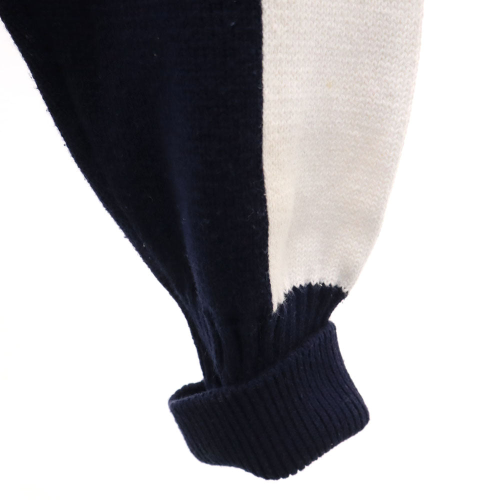 NAUTICA ノーティカ 90s オールド 長袖 セーター XL ネイビー 他 ケーブルニット メンズ