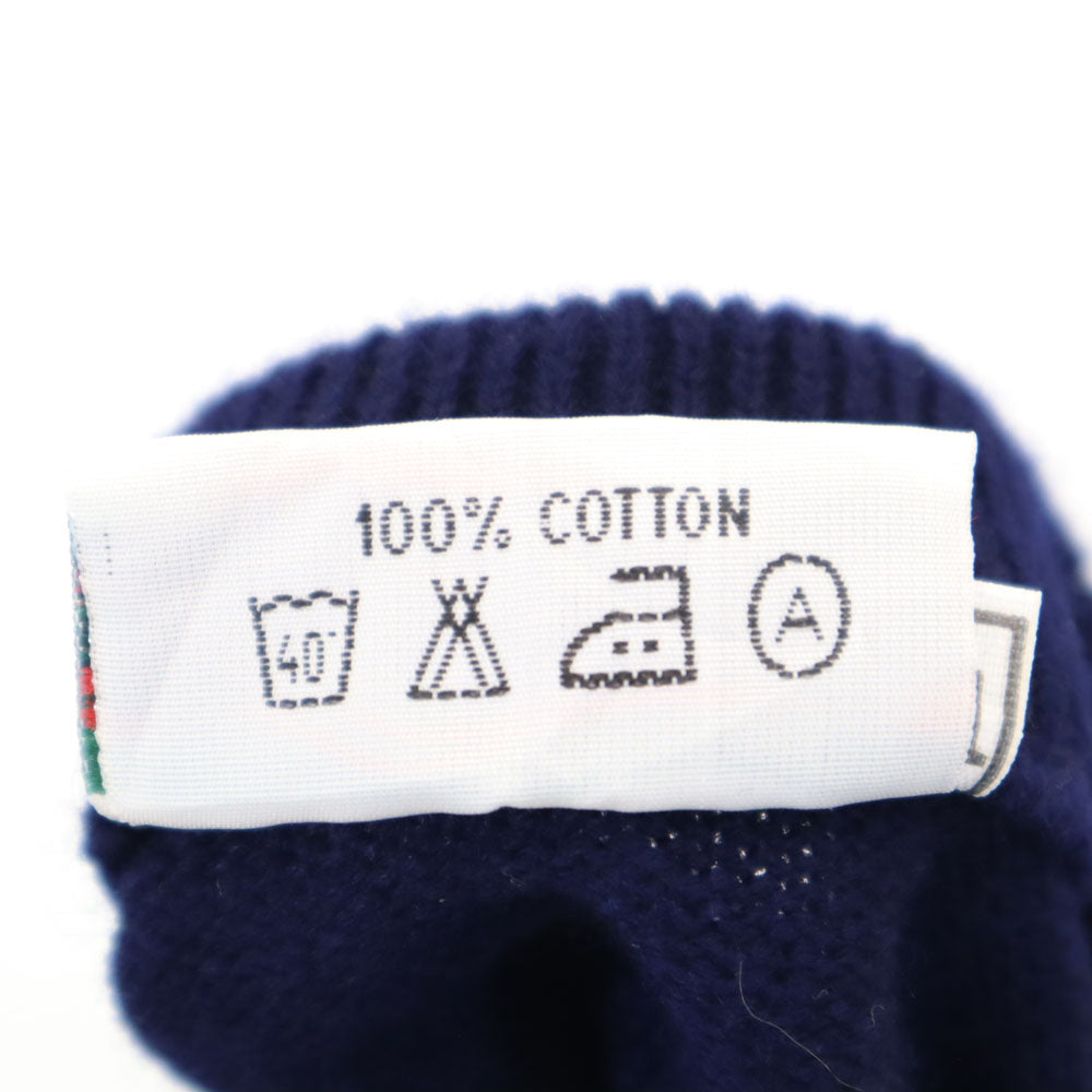 CHEMISE LACOSTE シュミーズラコステ 80s ヴィンテージ 長袖 Vネック セーター XXL ネイビー ニット メンズ