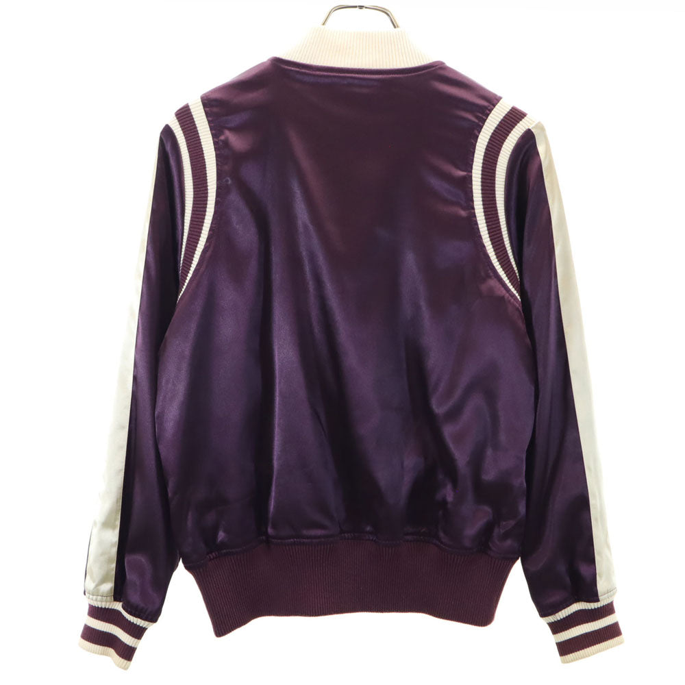 WORLD WIDE LOVE ワールドワイドラブ スカジャン 1 パープル 裏メッシュ メンズ