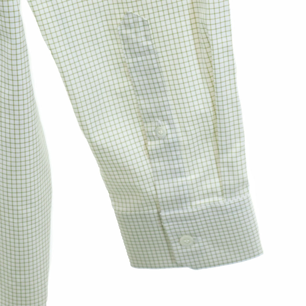 未使用 ラフシモンズ チェック柄 長袖 シャツ 48 ホワイト 他 RAF SIMONS メンズ