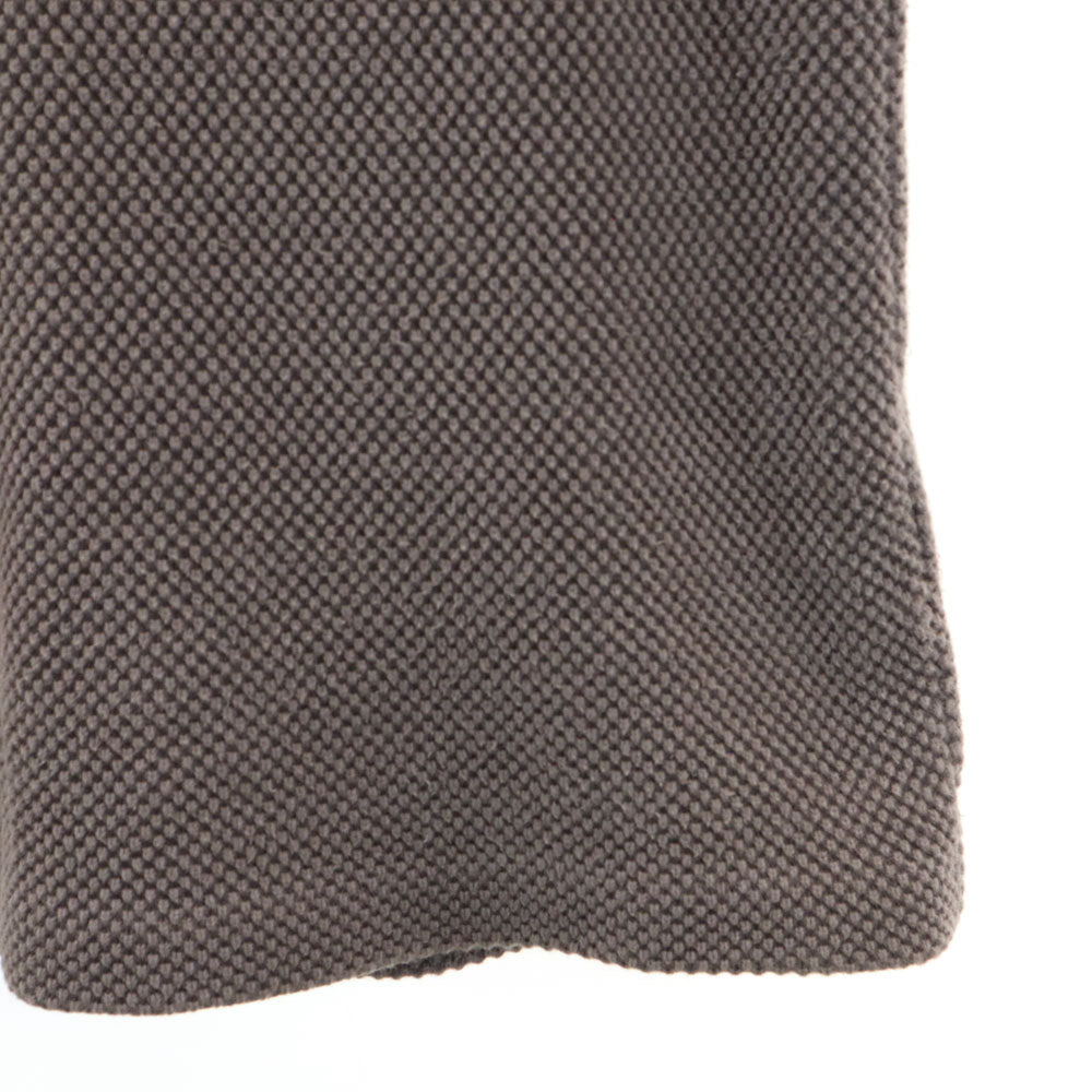 crepuscule クレプスキュール 日本製 長袖 モスステッチ セーター 3 ブラウン系 鹿の子 MOSS STITCH プルオーバー メンズ