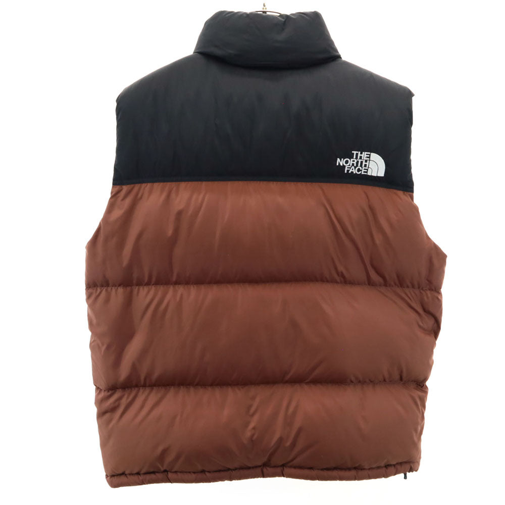 THE NORTH FACE ノースフェイス ND92338 ヌプシ ダウンベスト L ブラウン 他 ツートンカラー、アウトドア メンズ