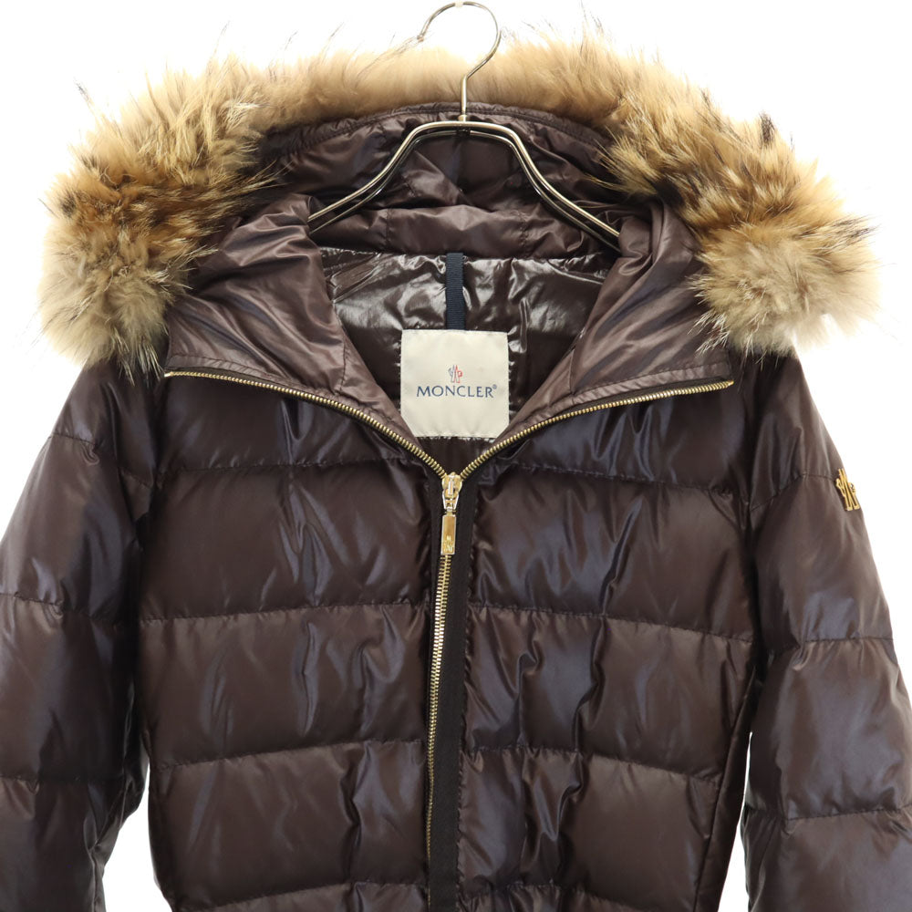 MONCLER モンクレール ハンガリー製 ANGERS ダウンジャケット 2 ブラウン レディース
