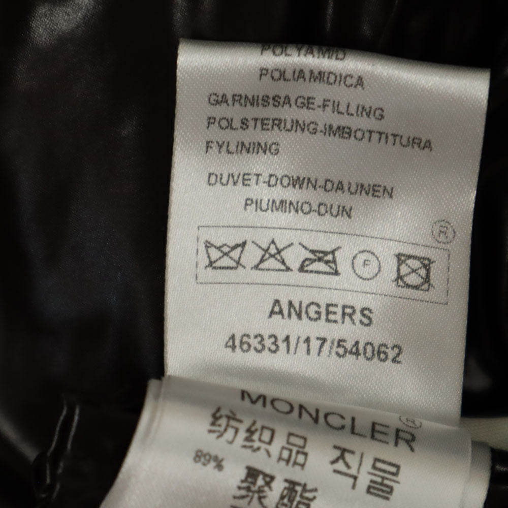 MONCLER モンクレール ハンガリー製 ANGERS ダウンジャケット 2 ブラウン レディース
