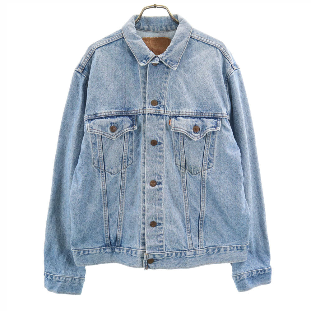 Levi's リーバイス 90s 75505-0212 オレンジタブ オールド デニムジャケット 44 ブルー ジージャン メンズ