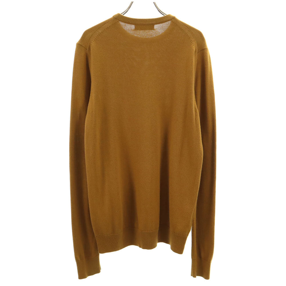 FRED PERRY フレッドペリー ウールブレンド 長袖 セーター S イエロー系 ニット メンズ