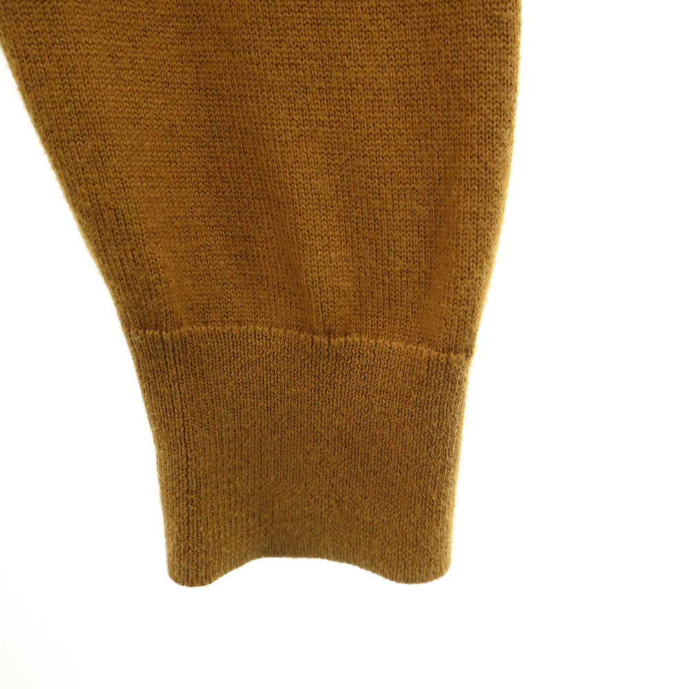 FRED PERRY フレッドペリー ウールブレンド 長袖 セーター S イエロー系 ニット メンズ