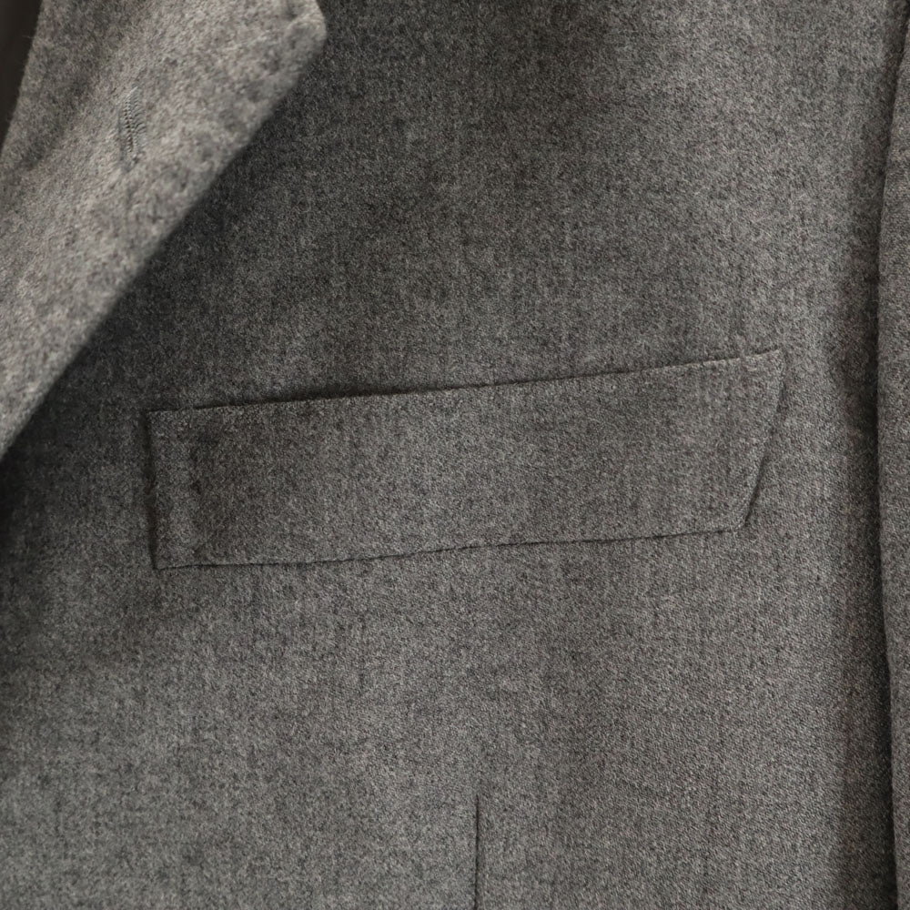 LANVIN ランバン 80s 90s ウールブレンド オールド テーラードジャケット 7 グレー ブレザー メンズ