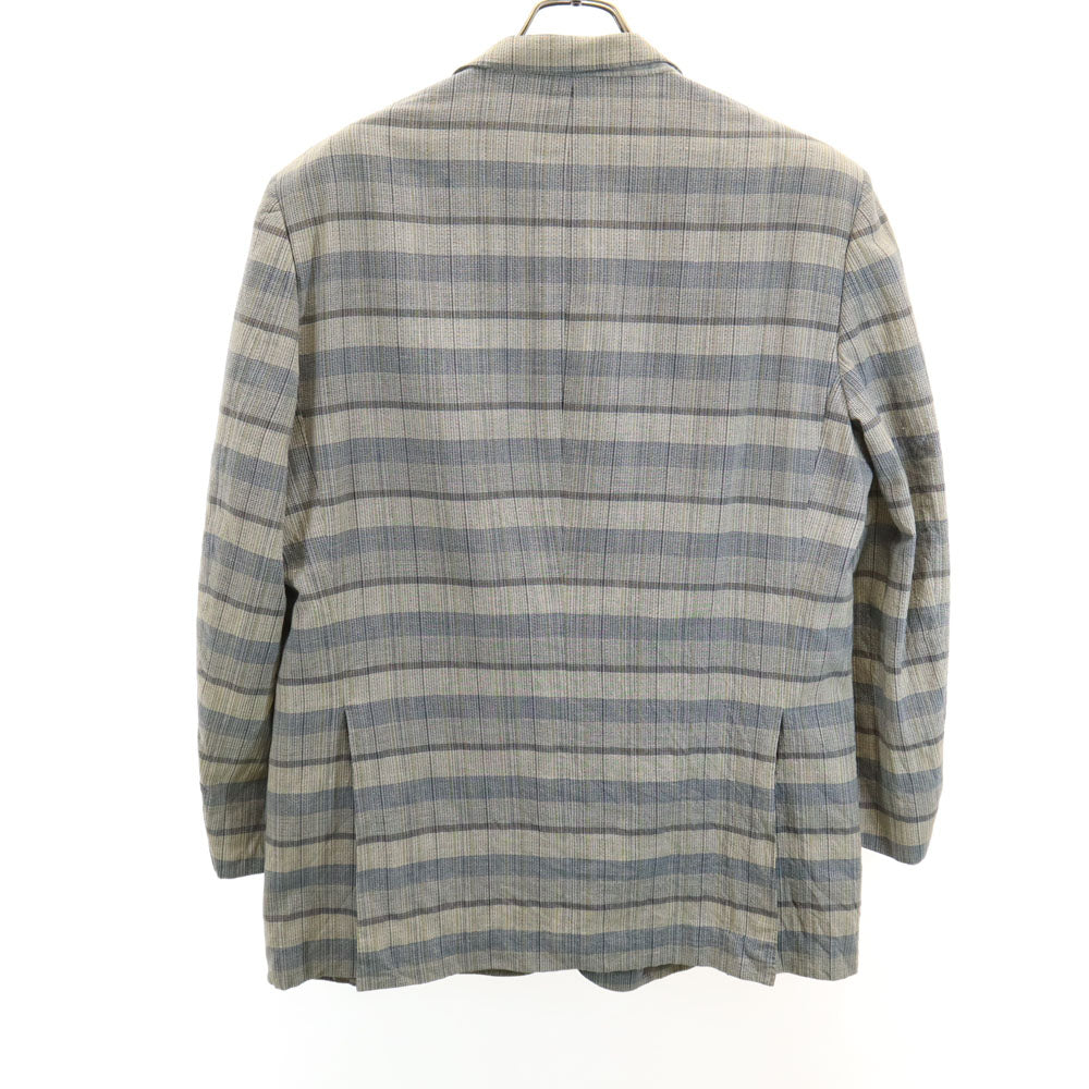 BALENCIAGA バレンシアガ 80s 90s 日本製 オールド チェック柄 テーラードジャケット 104 B7 グレー 他 ブレザー メンズ