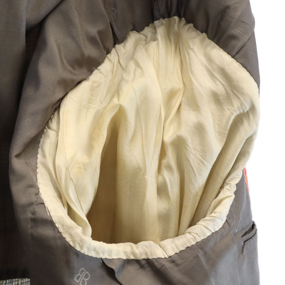 BALENCIAGA バレンシアガ 80s 90s 日本製 オールド チェック柄 テーラードジャケット 104 B7 グレー 他 ブレザー メンズ