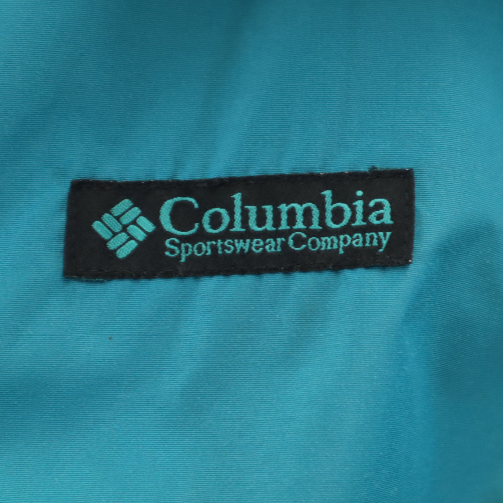 Columbia コロンビア 90s オールド 長袖 アウトドアジャケット グリーン系 裏フリース メンズ