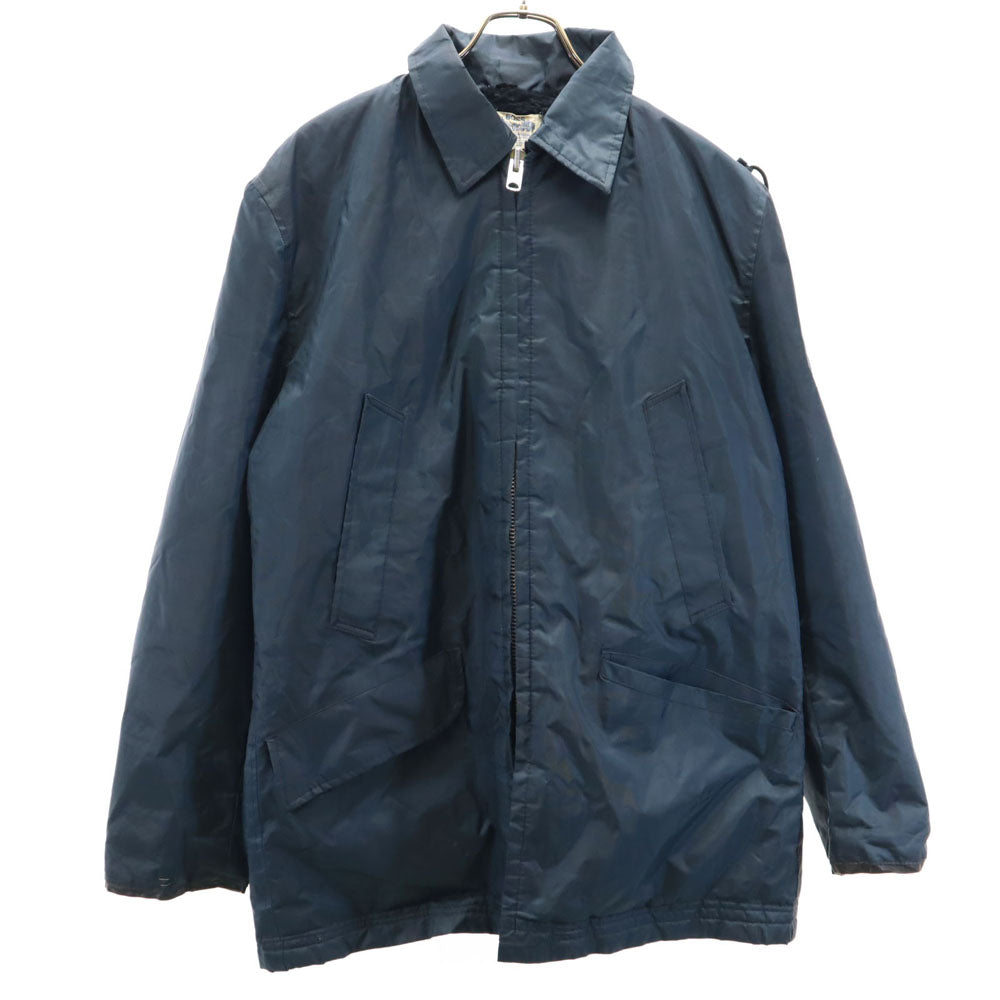 BOSS ボス 70s 冷凍室作業 ヴィンテージ ジャケット M ネイビー アウター TALONジップ メンズ