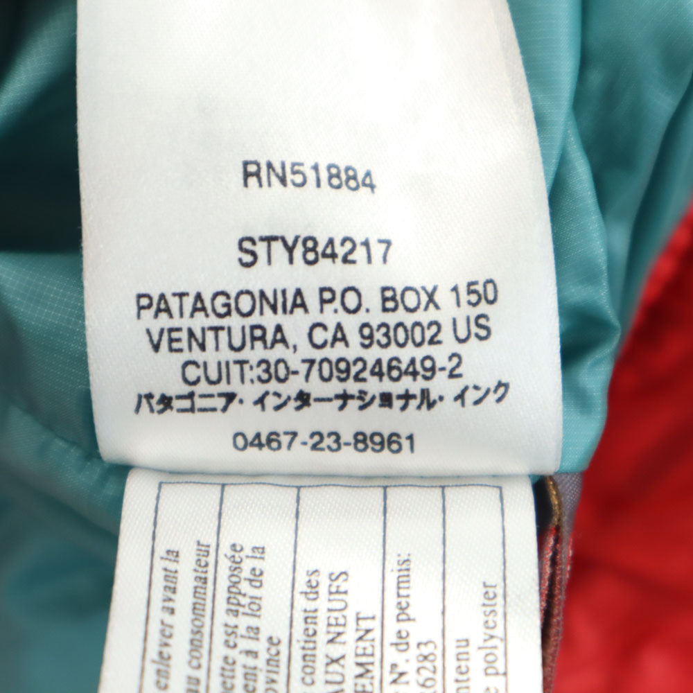 patagonia パタゴニア 84217FA16 中綿ジャケット M レッド キルティング プリマロフト レディース