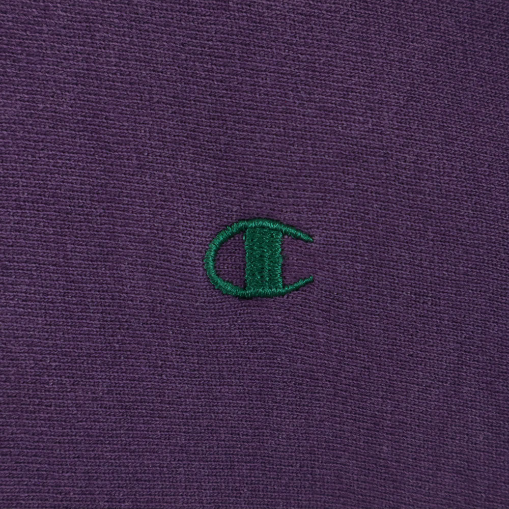 Champion チャンピオン 90s リバースウィーブ USA製 オールド 刺繍タグ クレイジーパターン 長袖 スウェット トレーナー XL パープル 裏起毛 メンズ